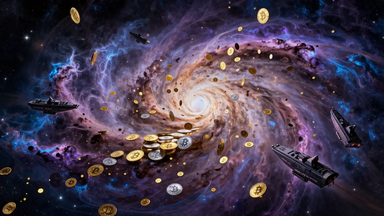 Cosmic nebula mixing stolen cryptocurrency streams to hide their origin