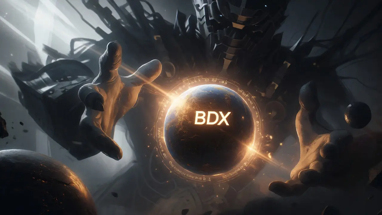 Regulatory giant looming over protected Beldex token planet with cryptographic shields.
